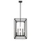 Z-Lite Easton Chandelier, 8-Light, 16.5 In.W x 27 In.H, Matte Black/Matte Black 3038-8MB - alternate 4